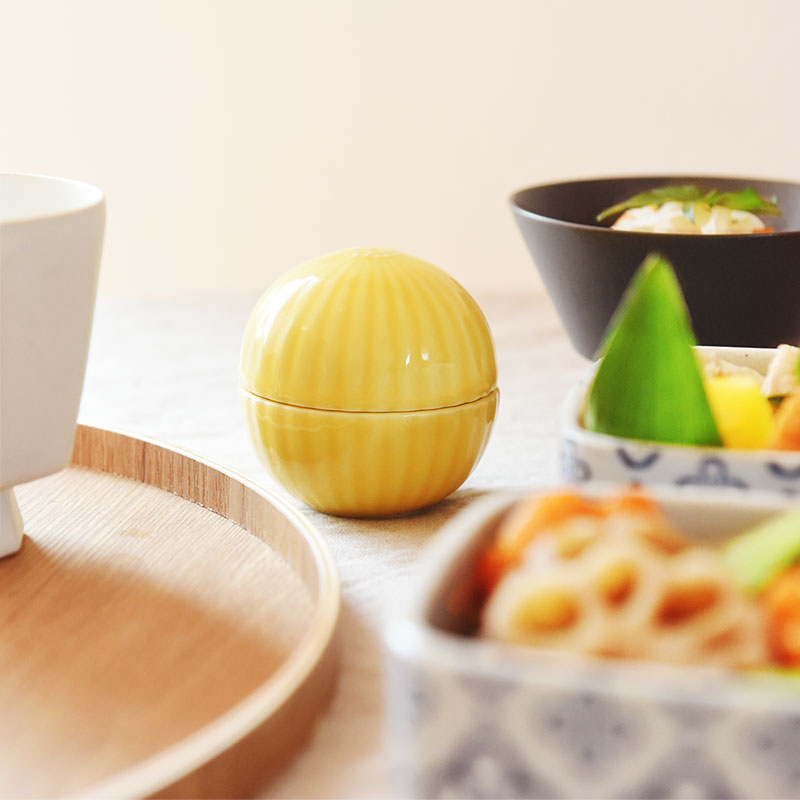 花形 蓋付珍味入れ 美濃焼 日本製 食器 お正月【2/19追加】 : アンジェ