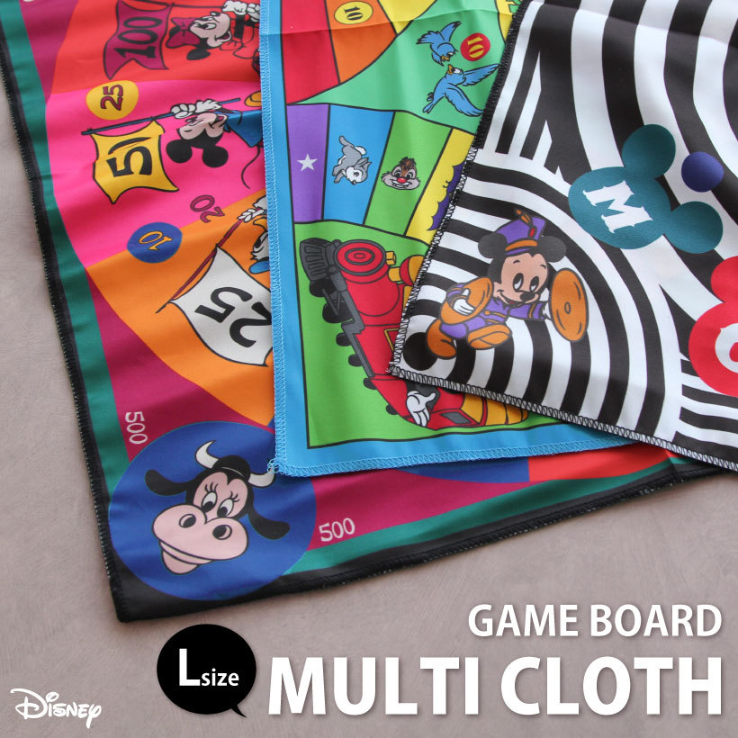 ゲームボードクロス【Lサイズ】120×120cm ディズニー レトロ ミッキー