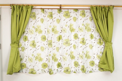 カーテン 4枚組 厚地 ドレープ レース 100×135 100×178 100×200 北欧