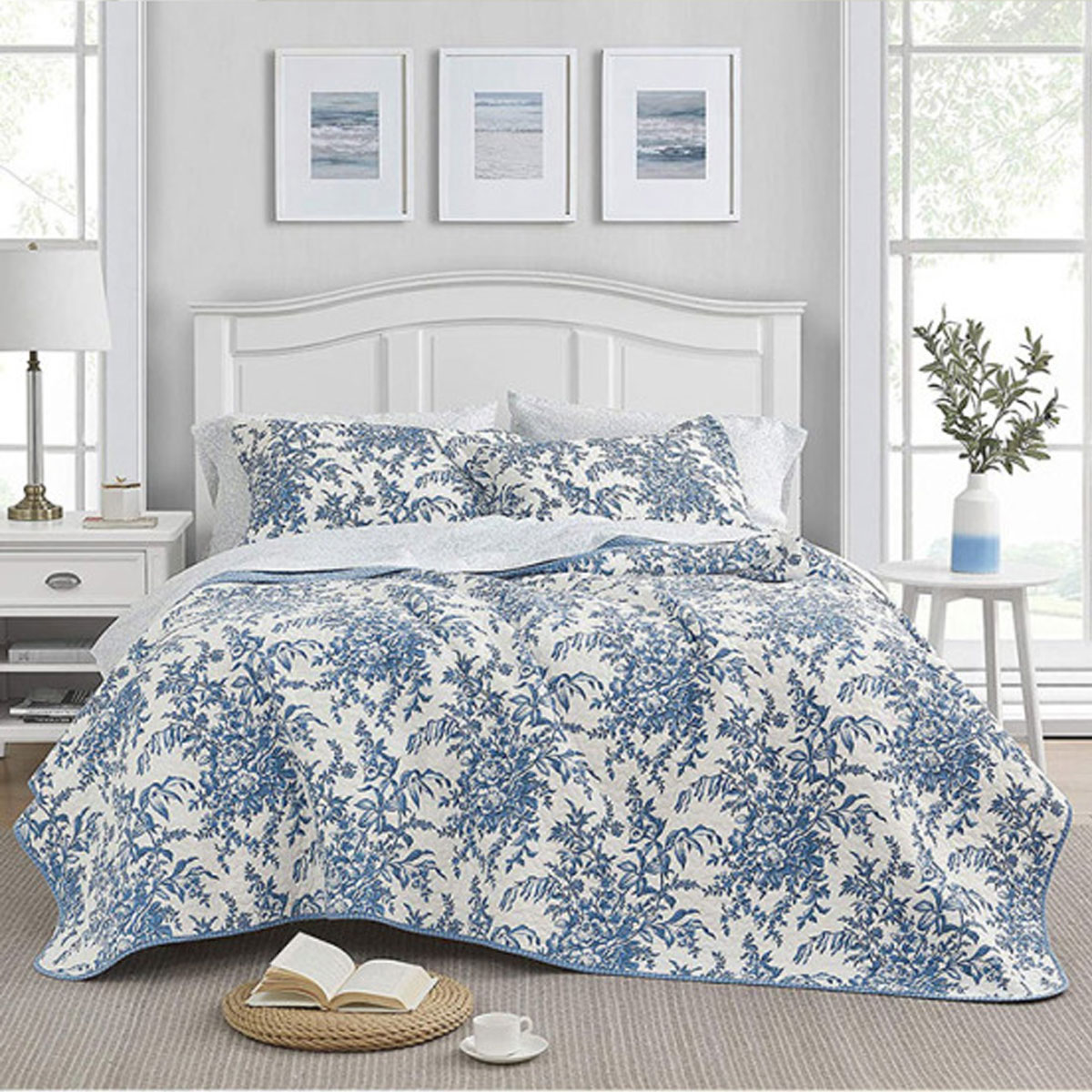 LAURA ASHLEY（ローラアシュレイ） キング 掛け布団カバー3点セット