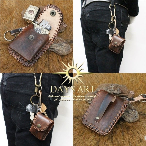 ZIPPOケース レザー 本革 ライターケース ジッポーケース 小銭入れ