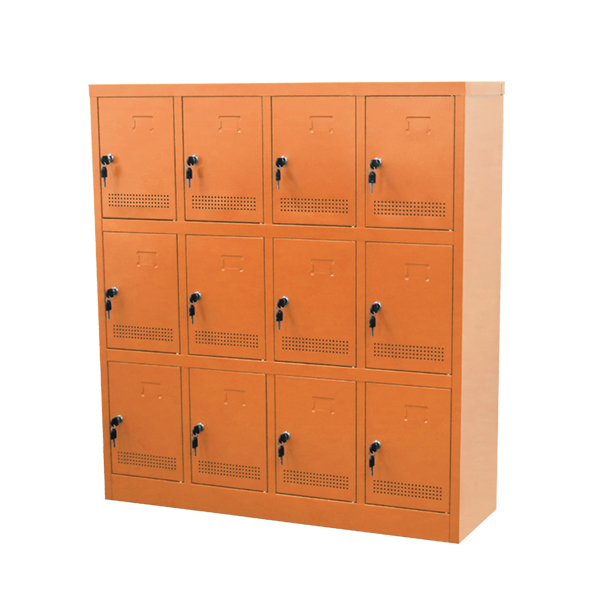 ロッカー おしゃれ スチール シューズロッカー 12人用 鍵付き 選べる