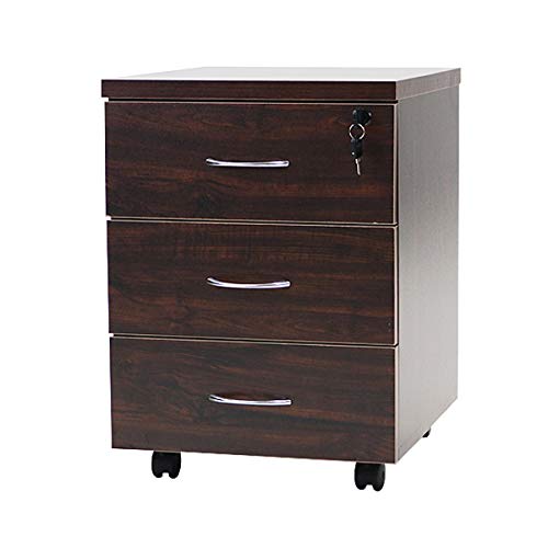 選べる4カラー 3段 サイドチェスト 半完成品 約W40×D48.5×H55.5 鍵付き