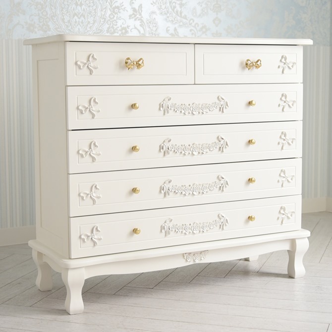 △予約△チェスト 北欧 完成品 ワイドチェスト ヨーロピアン フレンチ