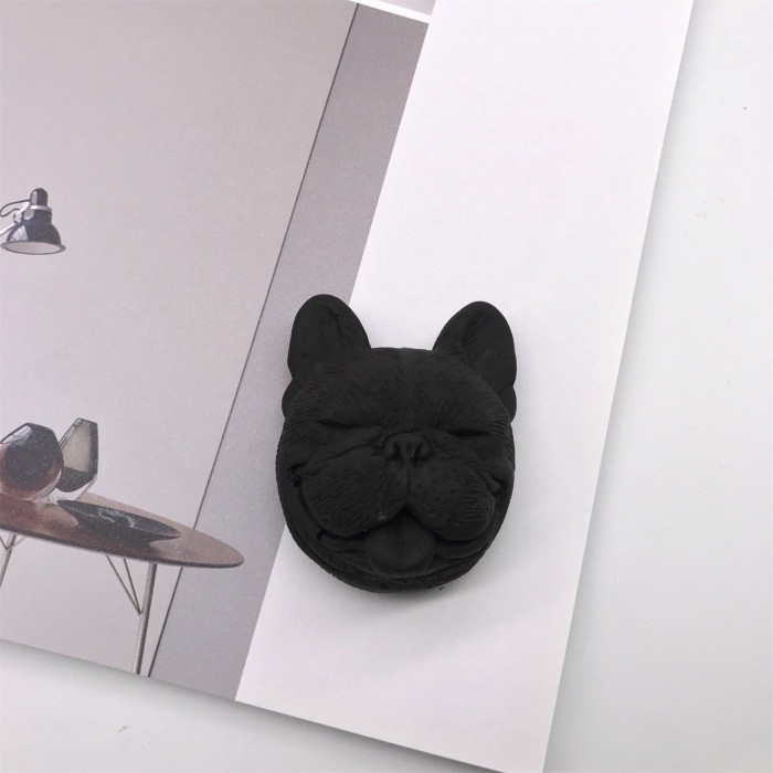 フレンチブルドッグ 雑貨 動物 グッズ アロマストーン 素焼き