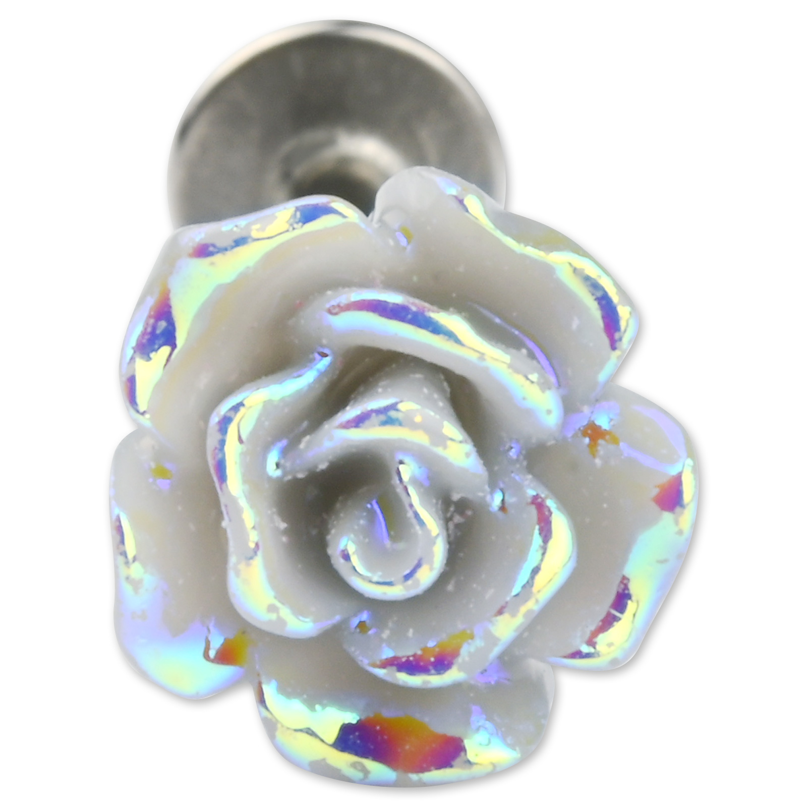 Body-Style ボディピアス ラブレット16G 花 フラワーバラ薔薇 金属