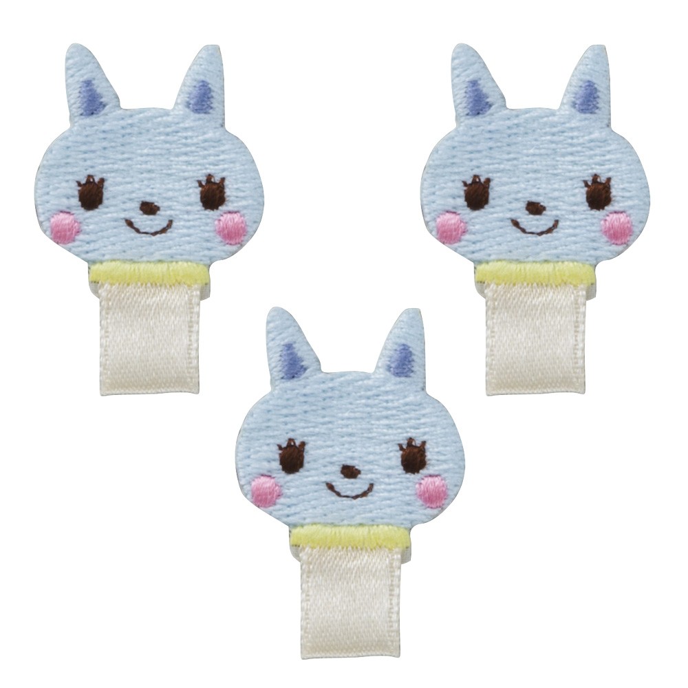 名札クリップ 名札付け funnyZOO どうぶつ アイロン キャラクター