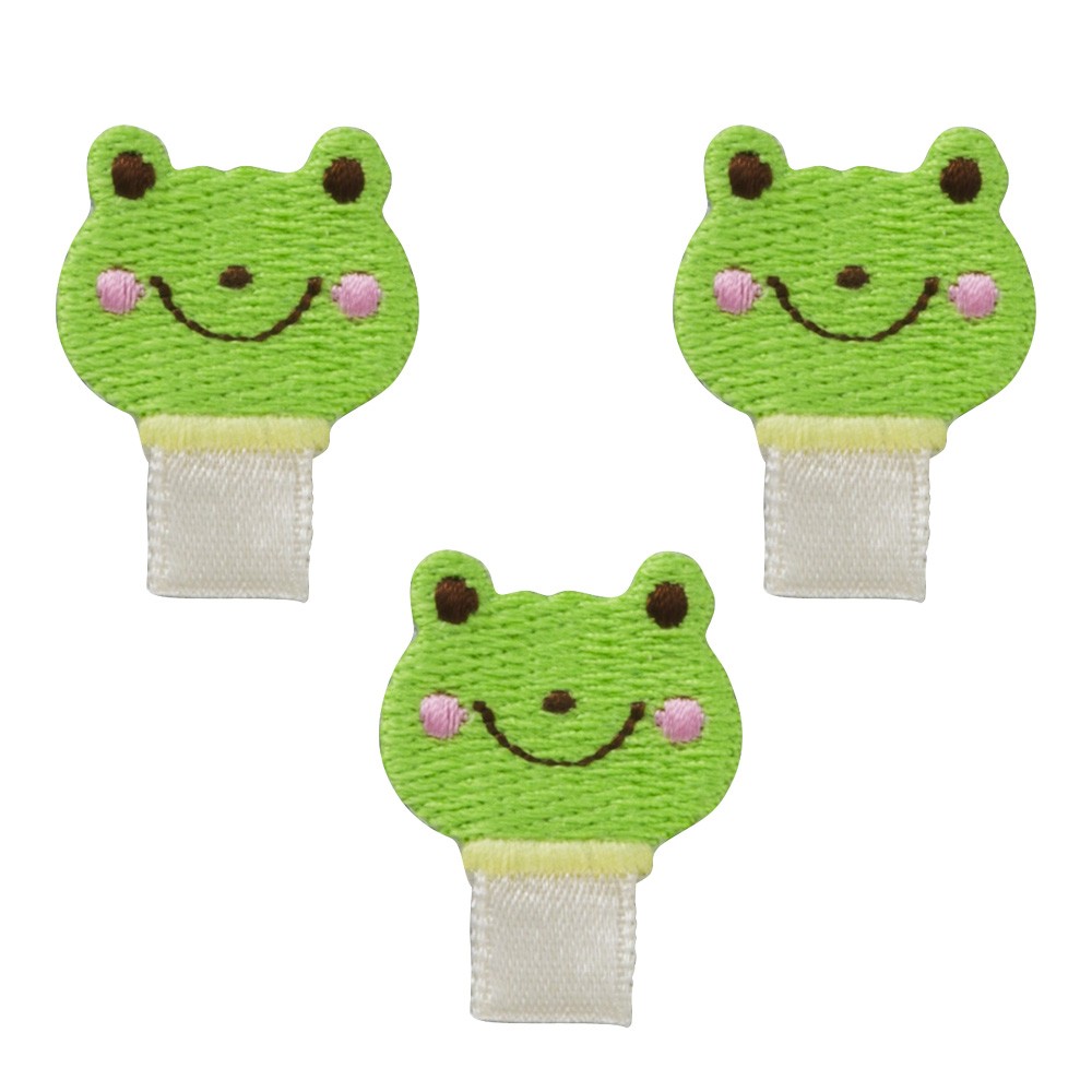 名札クリップ 名札付け funnyZOO どうぶつ アイロン キャラクター