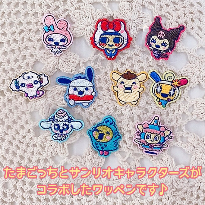 sanrio（サンリオ） ミニワッペン たまごっち×サンリオキャラクターズ