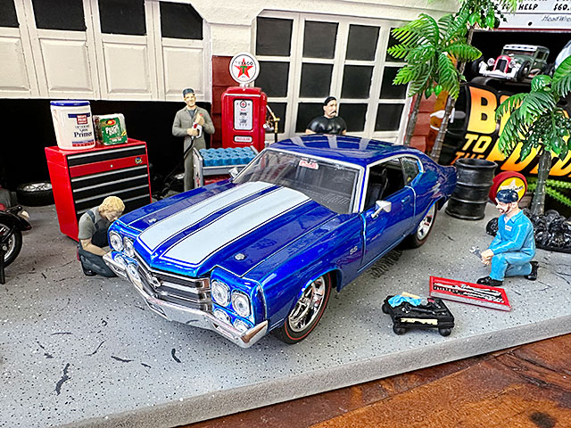 Jada 1970年 シボレー シェベルSS ダイキャストミニカー 1/24スケール