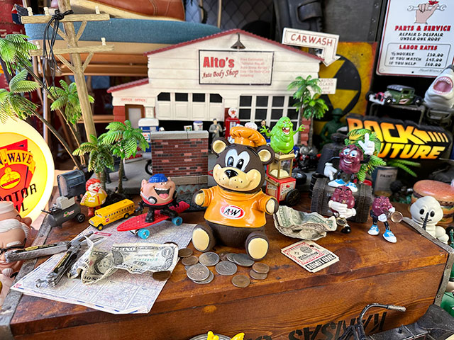 A＆W ルートベアー ソフビバンク 貯金箱 □ アメリカン雑貨 アメリカ