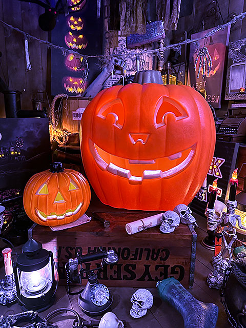 超特大サイズ！ ビッグ パンプキンランタン ラウンド 52cm （XXLサイズ