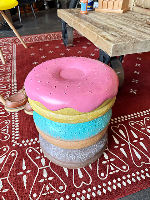 ドーナツ スツール イースね □ アメリカン雑貨 アメリカ雑貨