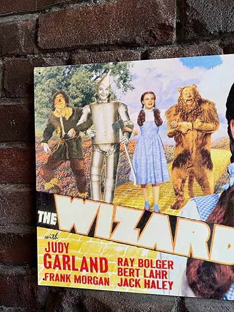 映画 オズの魔法使い ブリキ看板 （黄色いレンガの道） □ アメリカン