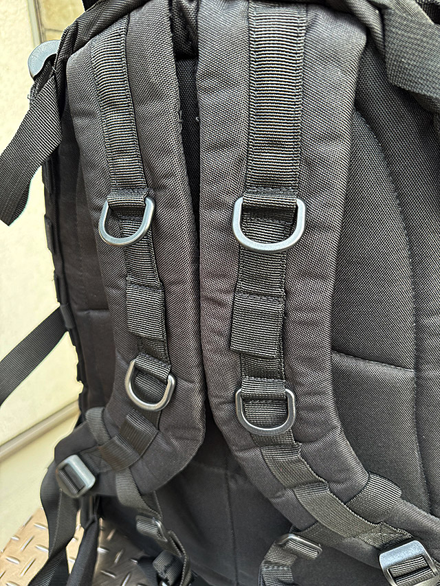 米軍タイプ A-3 ミリタリー バックパック 40L （ブラック） U.S.タイプ