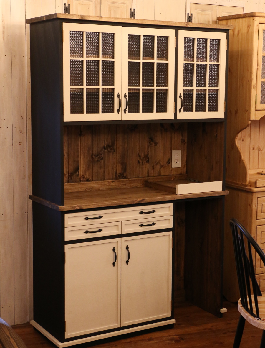 ニューヨークスタイル カップボード W1200 オーダー家具 サイズ変更