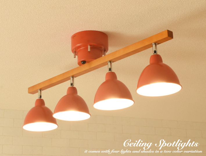 シーリングライト リモコン付き おしゃれ 北欧 スポットライト led対応