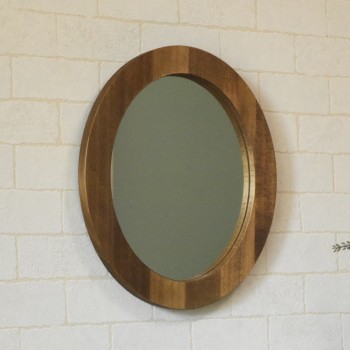 鏡 壁掛け ウォールミラー オーバル 楕円 S おしゃれ アンティーク 丸