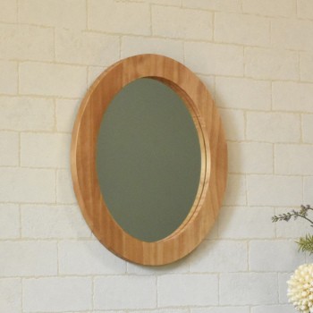 鏡 壁掛け ウォールミラー オーバル 楕円 S おしゃれ アンティーク 丸