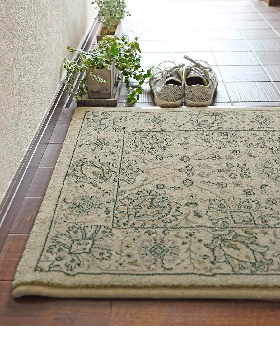 玄関マット ダヴィンチ57125-6666 60×90 cm ベルギー製 ウィルトン織