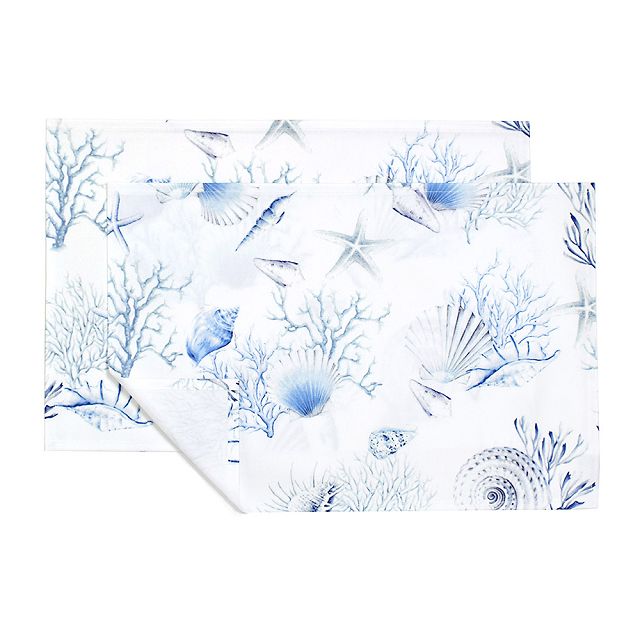 ランチョンマット 2枚セット 30cm×45cm ラミネート 花柄 おしゃれ 防水