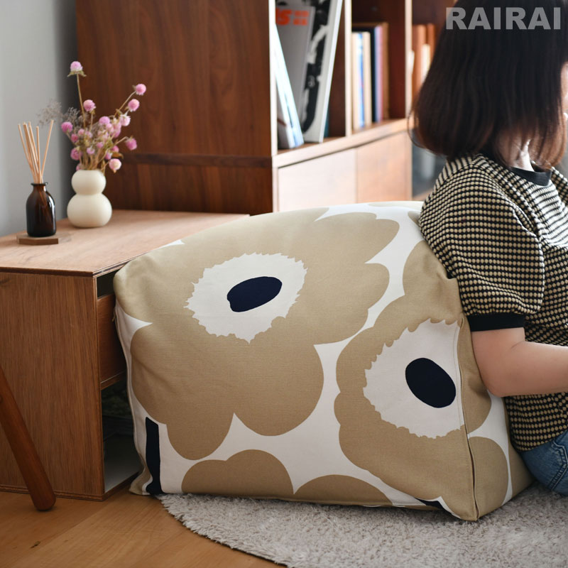 marimekko（マリメッコ） ビッグクッション ウニッコ PUFFI 55cm