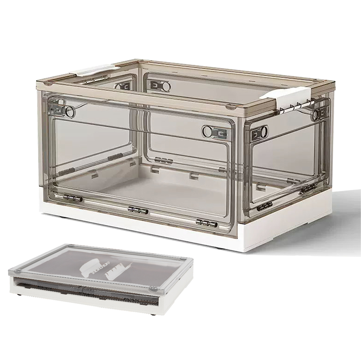 大人気！収納ボックス 折りたたみ 2-5個 コンテナボックス 大型 蓋付き