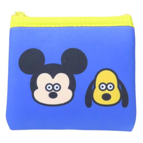 ミッキー＆フレンズ ミニフラットポーチ DISNEYx松本セイジ 平ポーチ