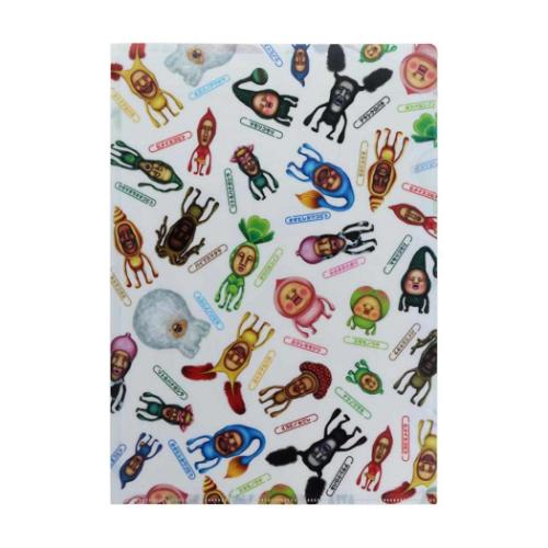 サンスター文具 クリアフォルダー こびとづかん クリアファイル A4