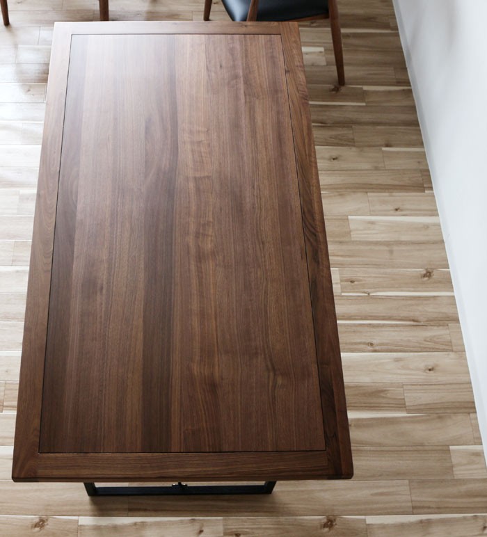 ダイニングテーブル のみ 幅180cm ウォールナット無垢集成材/突板 天板