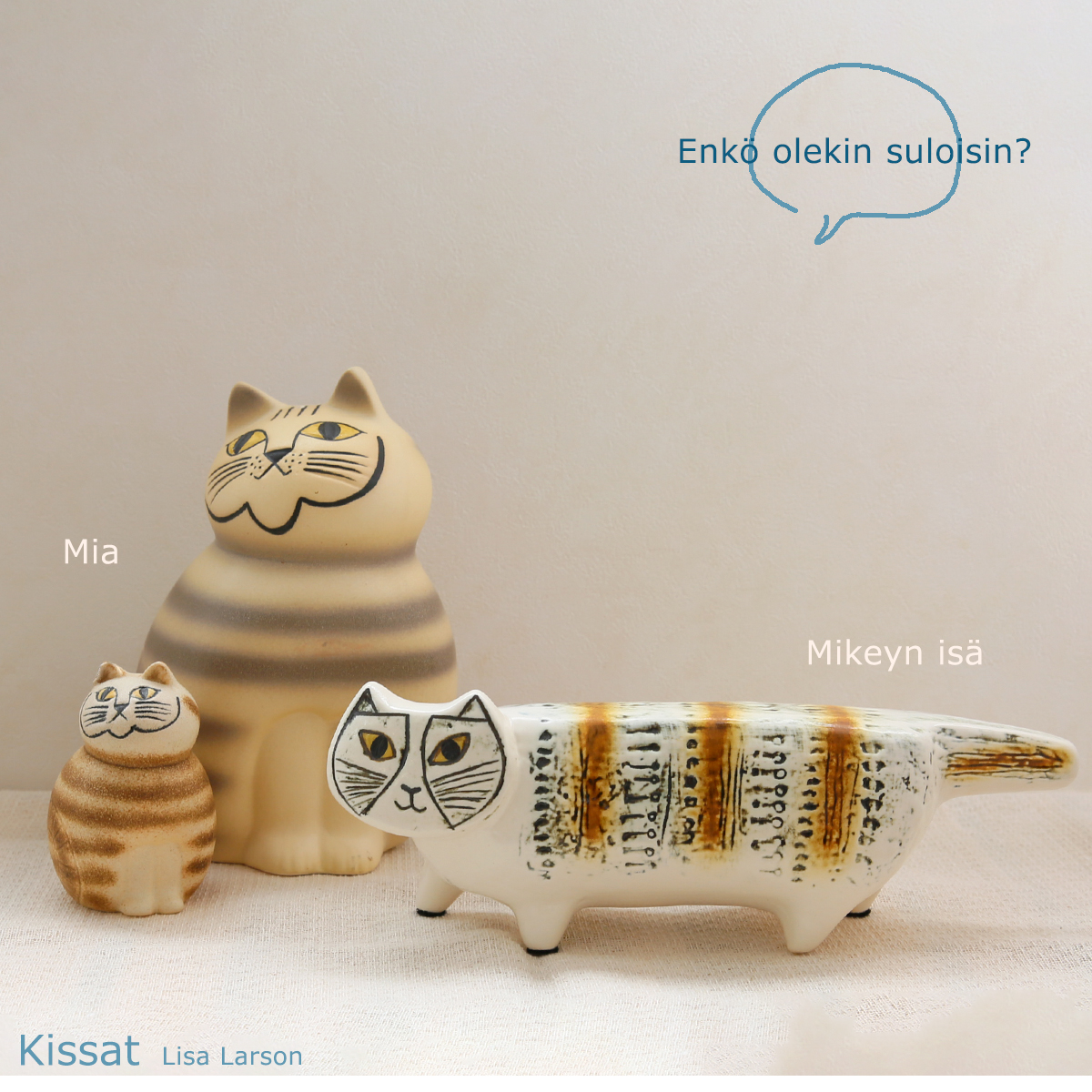 Lisa Larson（リサラーソン） 【並行輸入品】リサラーソン 置物 猫