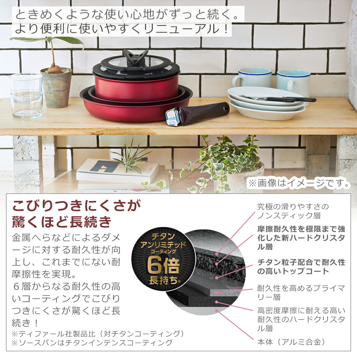 インジニオ・ネオ ティファール セット IHマロンブラウン