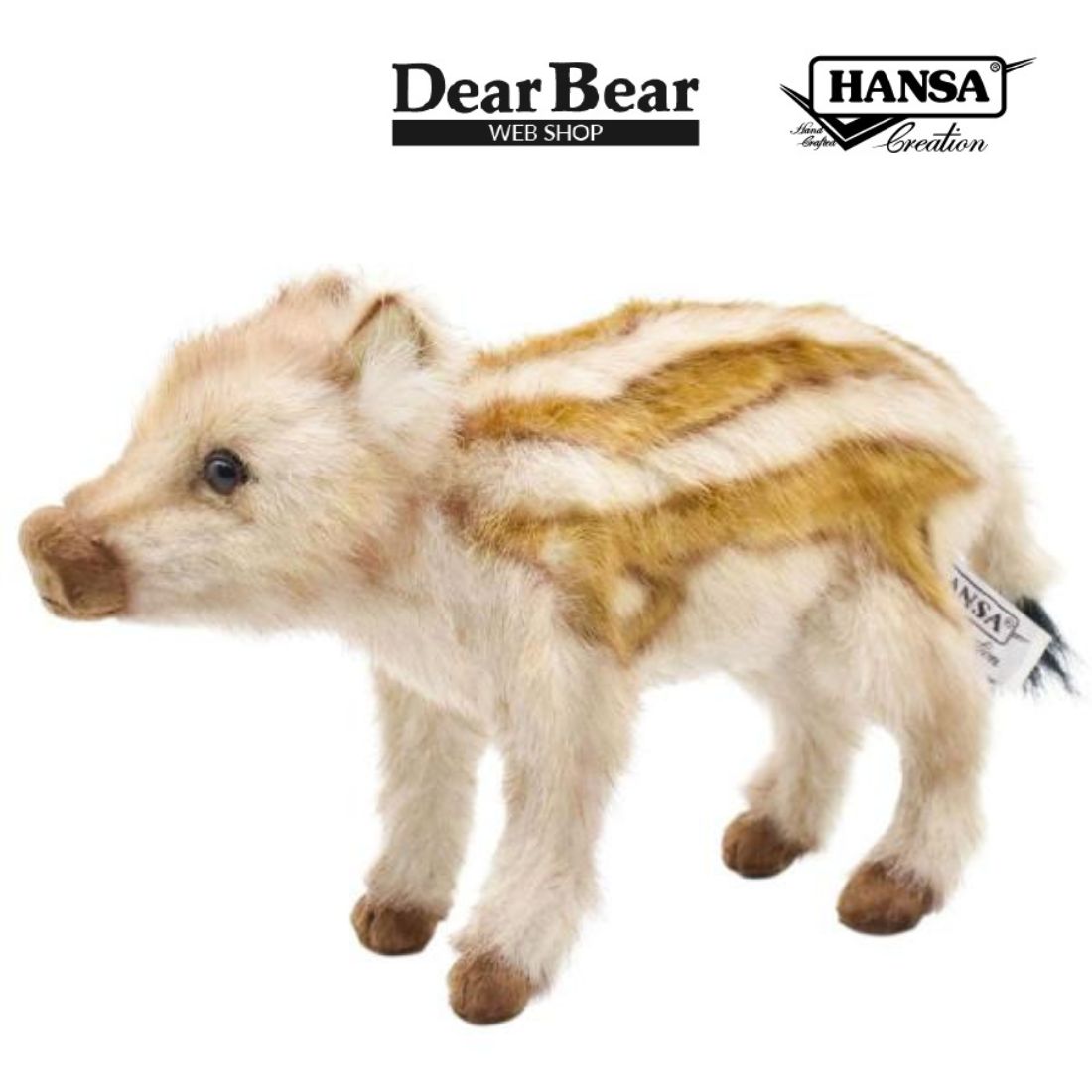 HANSA BH5341 イノシシ 仔 いのしし 猪 こども 子供 ぬいぐるみ リアル