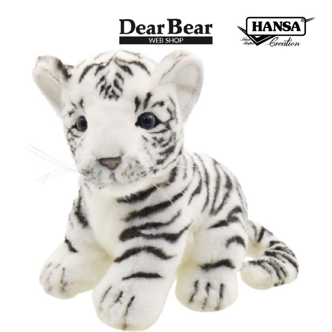 HANSA BH3420 ホワイトタイガー 仔 ほわいとたいがー とら トラ 虎