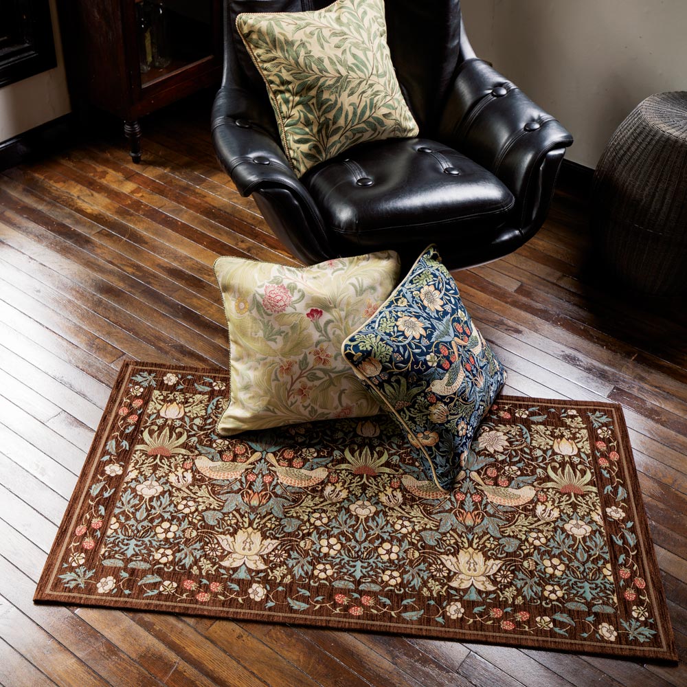 Blanc ≪約67×120cm≫ ベルギー製モリスデザインスタジオ ゴブラン織