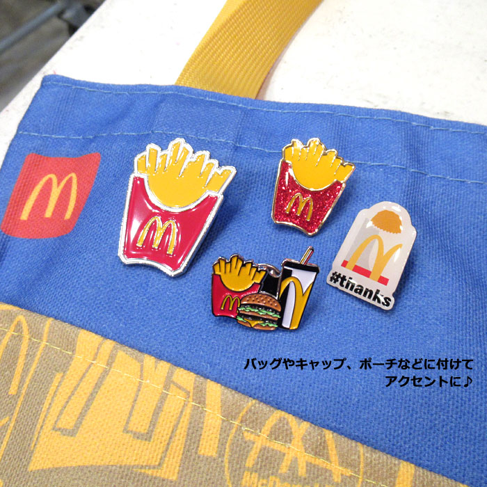 マクドナルド オフィシャルグッズ ピン セット コンボ ピンバッジ