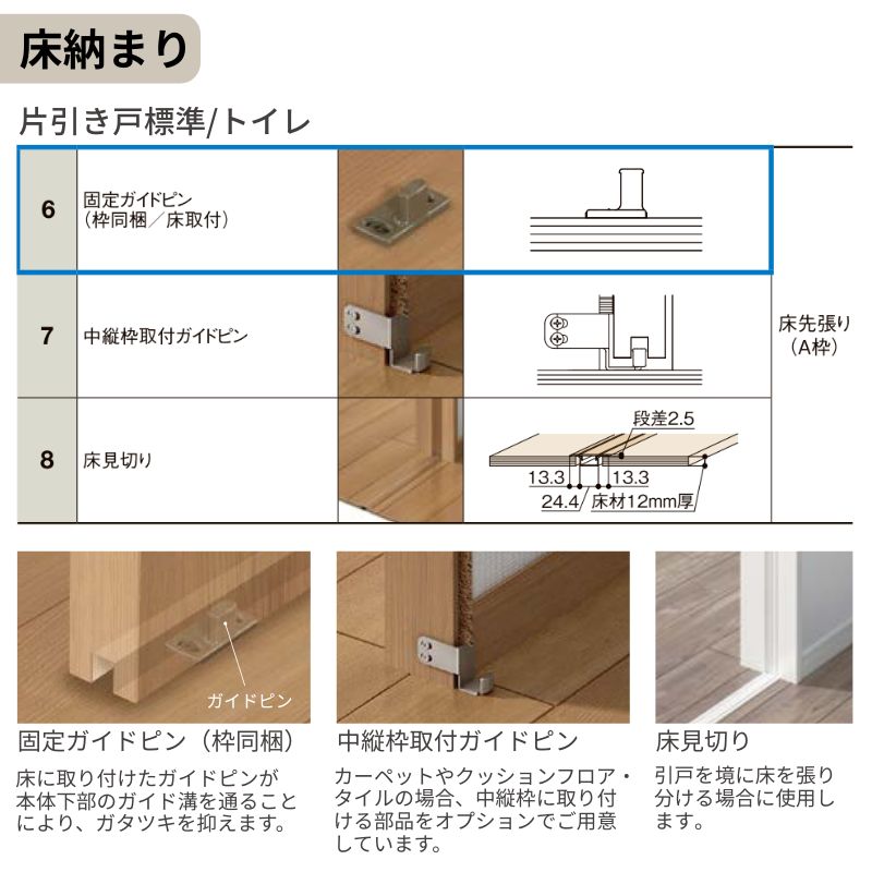 ラシッサ オーダーサイズ LIXIL アルミタイプ 室内引戸 上吊方式 片