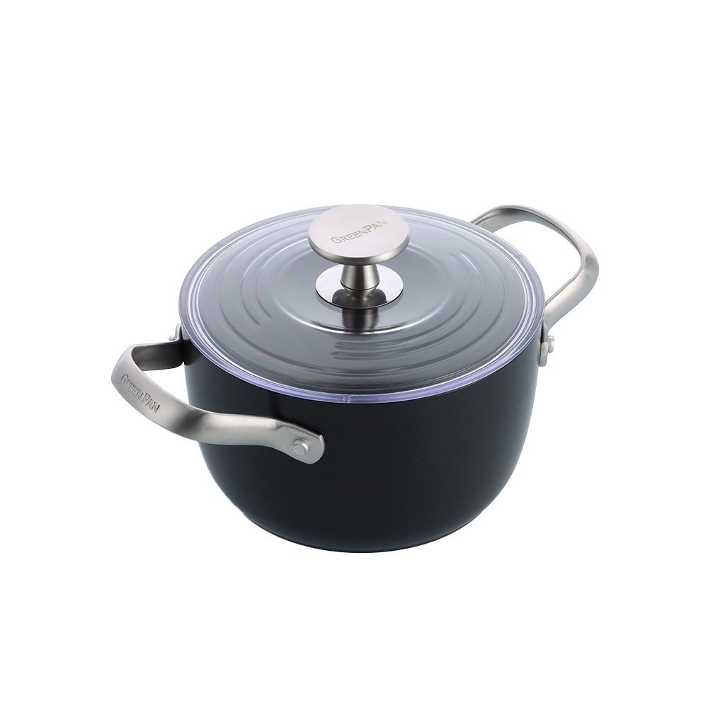 GREEN PAN（グリーンパン） 両手鍋 マルチフードクッカー 16.5cm IH