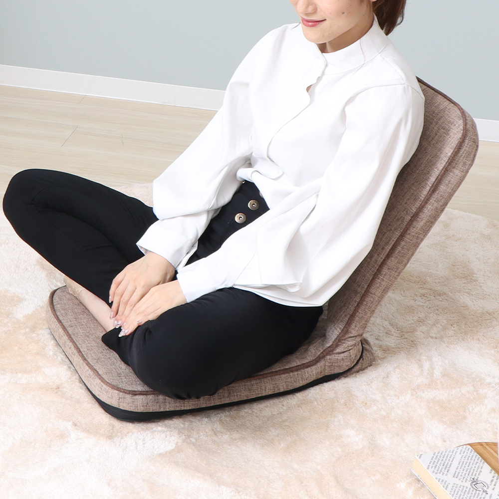 ヤマソロ 2/25はP+9％還元！ 座椅子 折り畳み フロアチェア polako