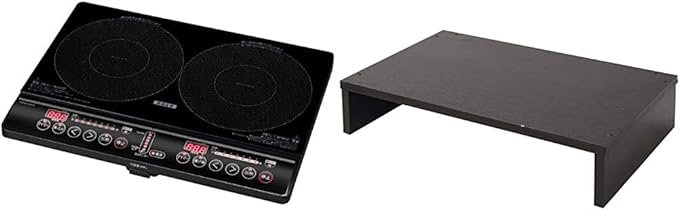 山善（YAMAZEN） IHクッキングヒーター IHコンロ 2口 据え置き型 1400W