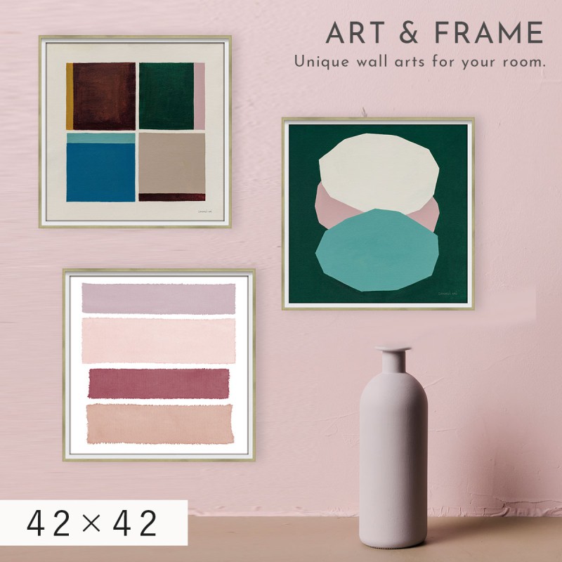 アートパネル 抽象 42×42cm アート ポスター 抽象画 モダン 北欧 現代