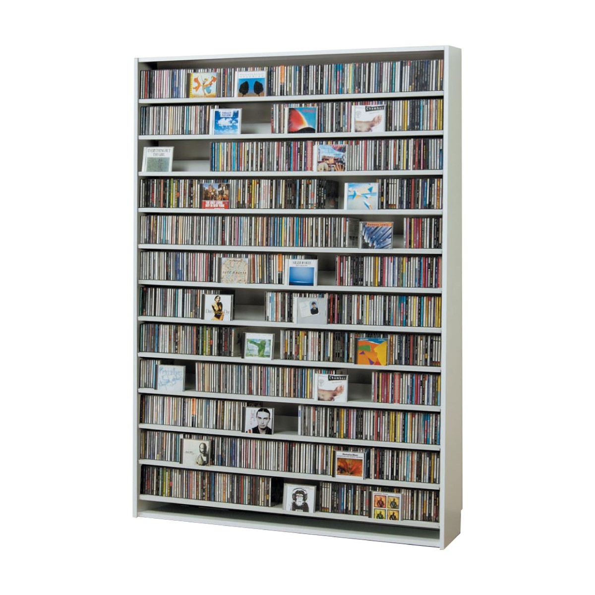 オークス（AUX） CDラック DVDラック 大容量 コミック収納 本収納 CD