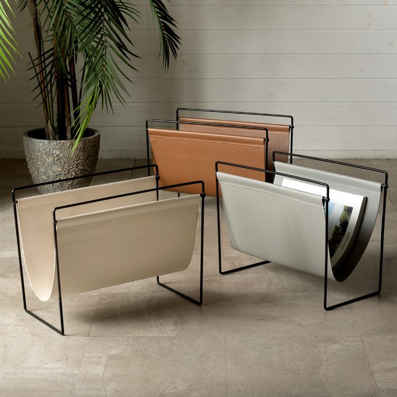 ELEMENTS マガジンラッホルダー ラック 薄型 スリム コンパクト ソファ