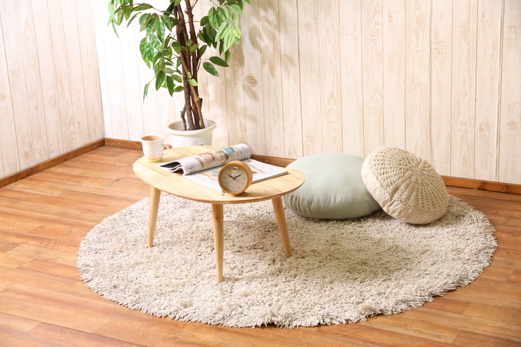 センターテーブル テーブル 木製テーブル 木製 楕円 楕円形テーブル