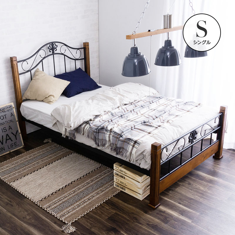 MINT ベッド シングルベッド クラシックアイアンベッド アンティーク