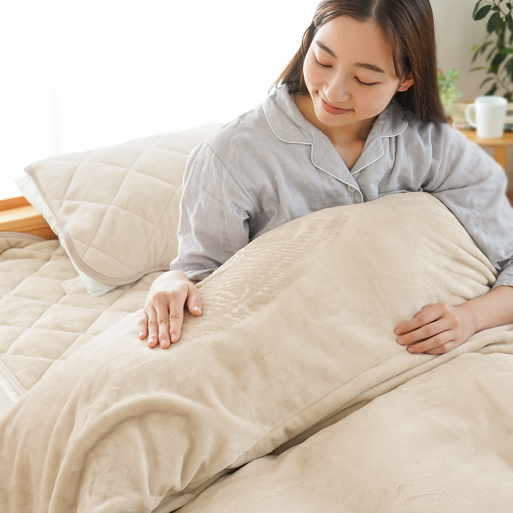 西川（nishikawa） あったか寝具4点セット set ダブル 掛け布団カバー