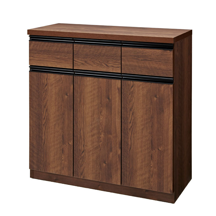 キッチンカウンター 国産 完成品 幅90 レンジ台 キッチン収納 食器棚