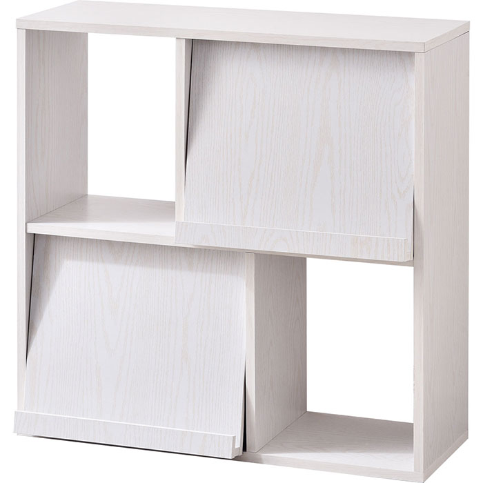 ワイエムワールド 本棚 おしゃれ 大容量 扉付き オープンラック 子供