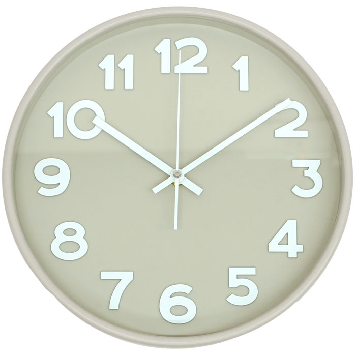 掛け時計 時計 壁掛け 直径30cm おしゃれ アナログ 北欧 静音 シンプル