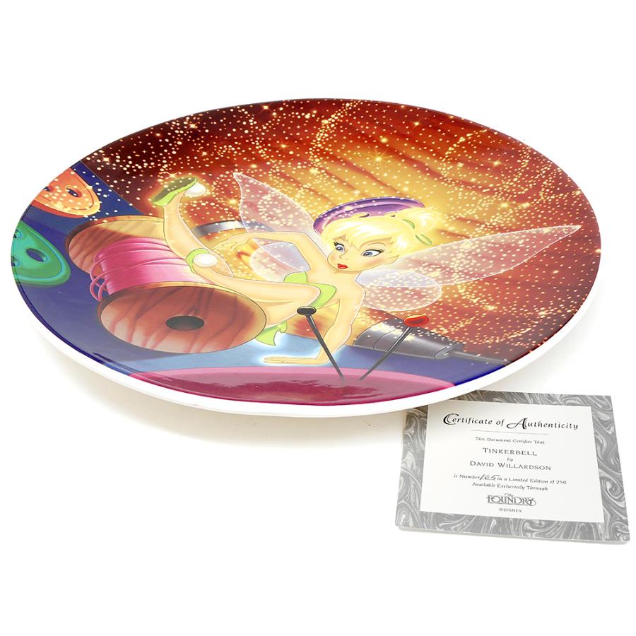 限定250 ティンカー・ベル 糸車 チャージャープレート テーブル装飾用